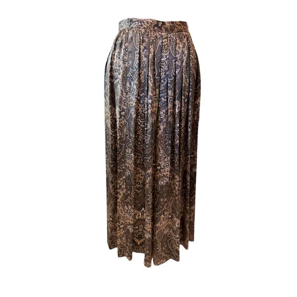 VTG Linda Allard for Ellen Tracy 100% Silk Maxi Skirt – Sz XS – Classic Elegance - Picture 1 of 8